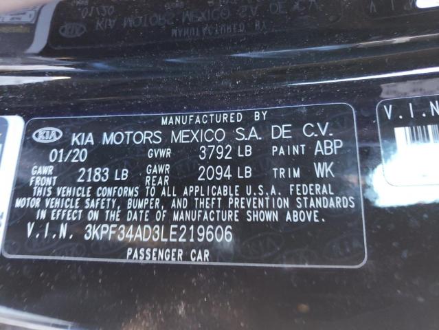 2020 KIA FORTE GT L - 3KPF34AD3LE219606