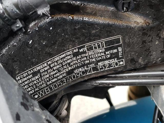 2012 BMW S 1000 RR - WB1053409CZL15230