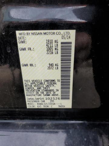 1N4AL3AP1FC102526 Nissan ALTIMA 2.5
