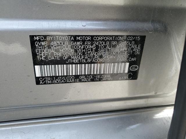 2015 LEXUS GS 350 - JTHBE1BL8FA009215