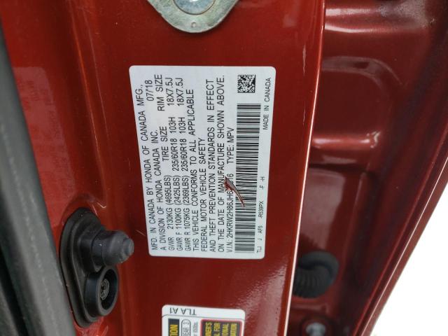 2018 HONDA CR-V EXL - 2HKRW2H86JH663816