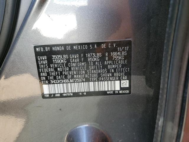 2018 HONDA FIT SPORT - 3HGGK5H68JM725974