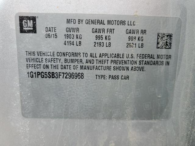 2015 CHEVROLET CRUZE LTZ - 1G1PG5SB3F7296968