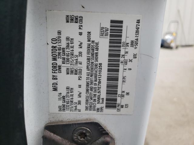 2017 FORD TRANSIT CO NM0LS7E78H1310258
