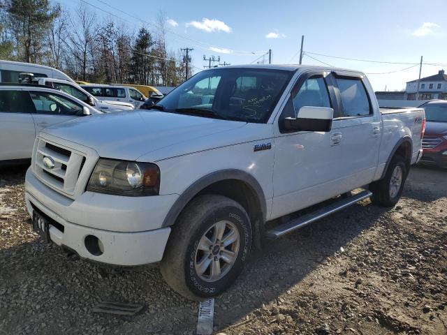 Salvage trucks for sale at Billerica, MA auction: 2008 Ford F150 Supercrew