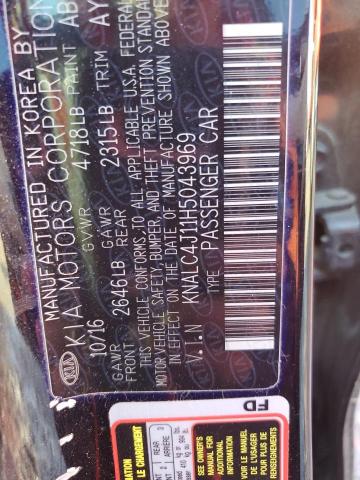 KNALC4J11H5043969 KIA Cadenza
