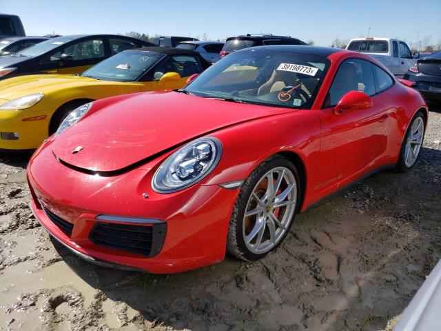 Porsche 911 salvage cars for sale: 2017 Porsche 911 Carrera S