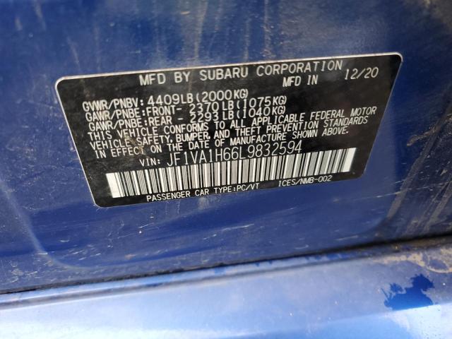 JF1VA1H66L9832594 Subaru Wrx Limited