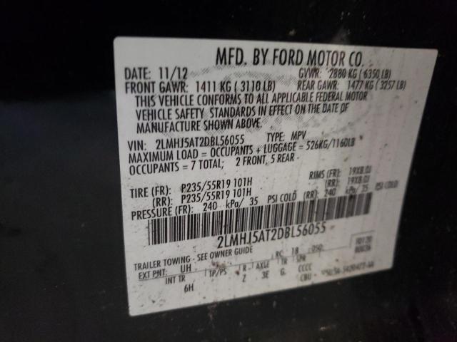 2LMHJ5AT2DBL56055 Lincoln MKT