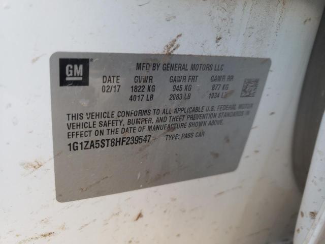2017 CHEVROLET MALIBU L 1G1ZA5ST8HF239547