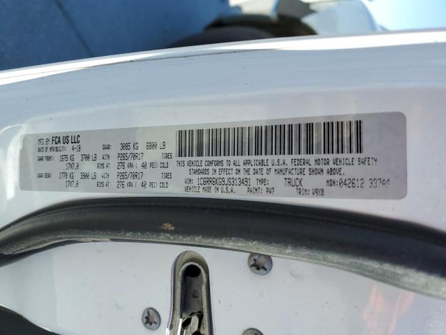 2018 RAM 1500 ST - 1C6RR6KG9JS313491