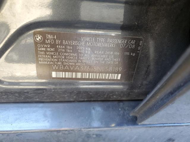 WBAVA37518NL58189 BMW 328 I