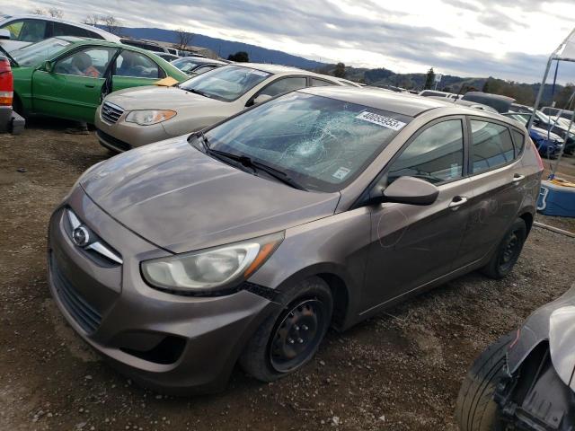 Salvage cars for sale from Copart San Martin, CA: 2014 Hyundai Accent GLS