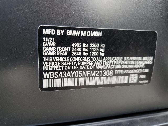 WBS43AY05NFM21308 BMW M3 Competition
