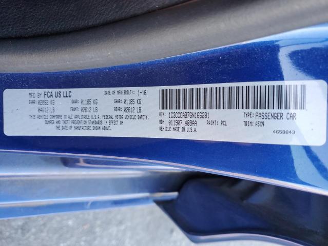 2016 CHRYSLER 200 LIMITE 1C3CCCAB7GN166281