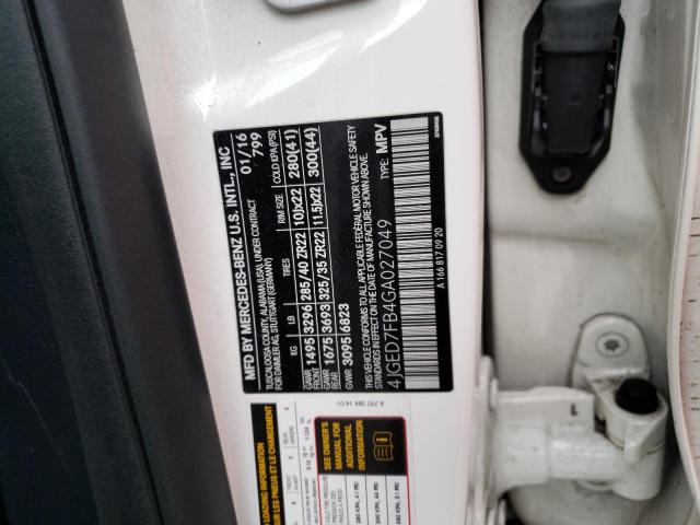 4JGED7FB4GA027049 Mercedes-Benz Gle Coupe 63 Amg-s
