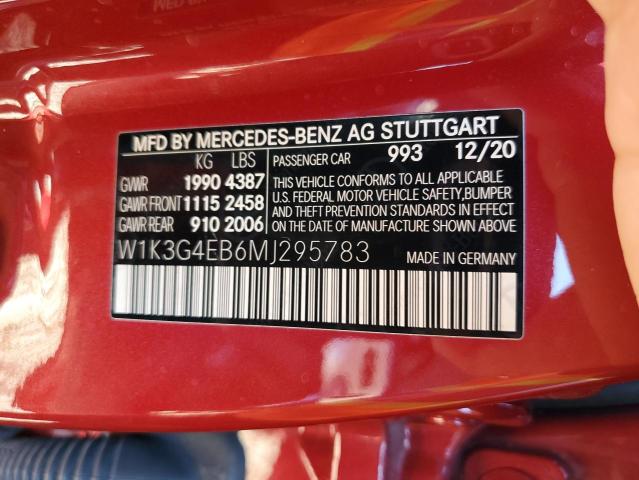 2021 MERCEDES-BENZ A 220 - W1K3G4EB6MJ295783