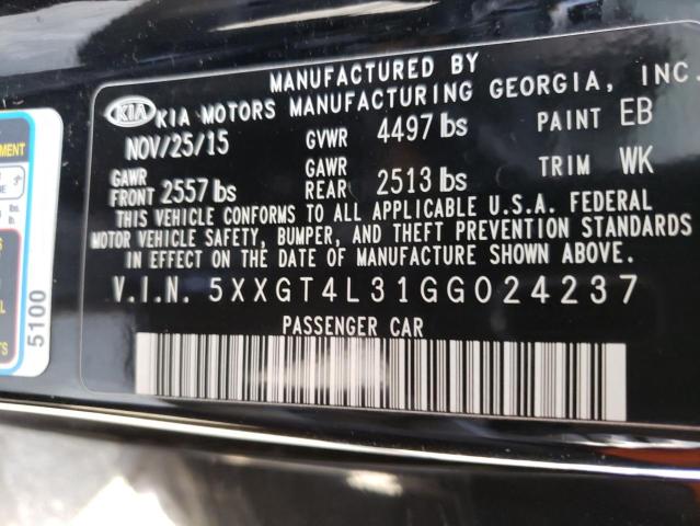 2016 KIA OPTIMA LX - 5XXGT4L31GG024237