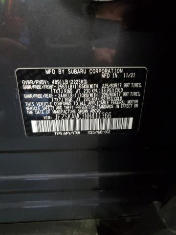 2022 SUBARU FORESTER W JF2SKAMC3NH411366