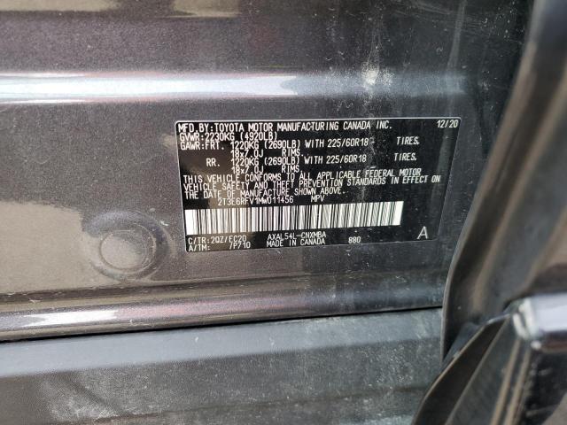 2021 TOYOTA RAV4 XSE 2T3E6RFV1MW011456
