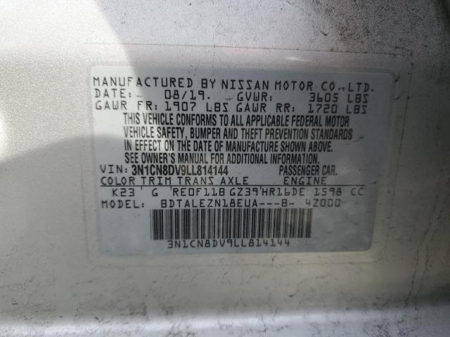 2020 NISSAN VERSA 1.6 - 3N1CN8DV9LL814144