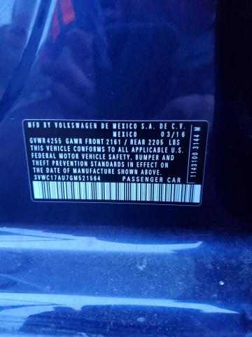 2016 VOLKSWAGEN GOLF SPORT - 3VWC17AU7GM521564