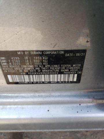 4S3GKAV60N3600423 Subaru Impreza