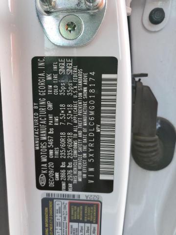 5XYRLDLC6MG018174 KIA SORENTO S