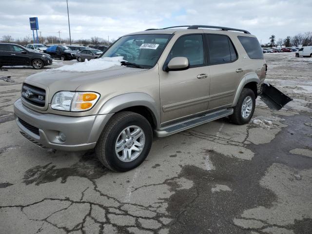 Toyota Sequoia salvage cars for sale: 2004 Toyota Sequoia SR5