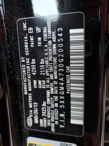 5XXGM4A73DG200543 KIA Optima Lx