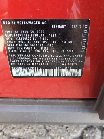 2021 VOLKSWAGEN ID.4 PRO S - WVGUNPE27MP066110