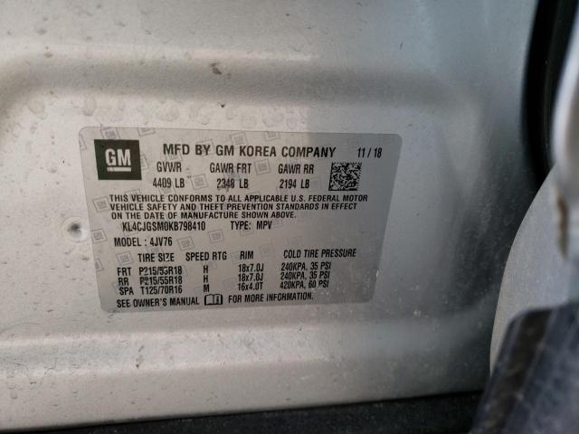 KL4CJGSM0KB798410 Buick Encore Essence