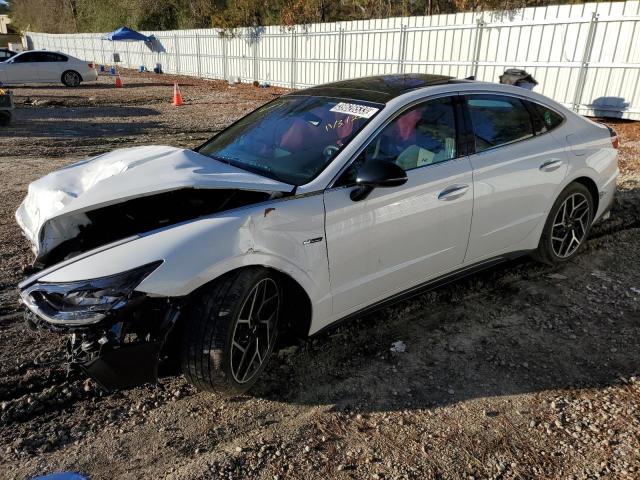 Salvage cars for sale from Copart Knightdale, NC: 2021 Hyundai Sonata N Line