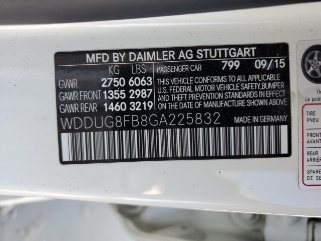 2016 MERCEDES-BENZ S 550 4MAT - WDDUG8FB8GA225832