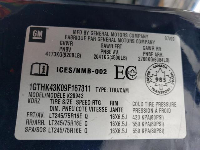 1GTHK43K09F167311 GMC Sierra K2500 Heavy Duty