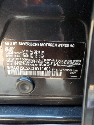 WBAXH5C5XCDW11403 BMW 528 XI