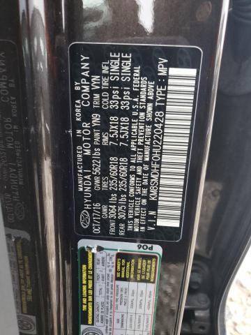 2017 HYUNDAI SANTA FE S - KM8SMDHF0HU220428