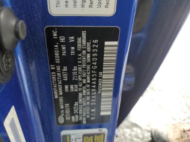 5XXGR4A65FG409326 KIA OPTIMA SX