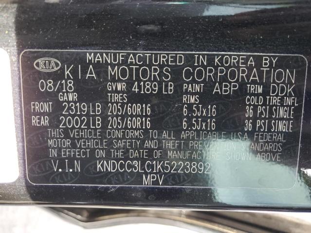 KNDCC3LC1K5223892 KIA NIRO EX