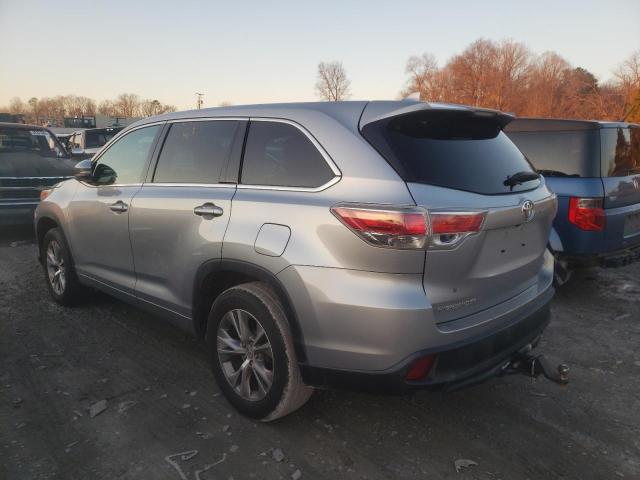 VIN 5TDZKRFH1ES028249 2014 Toyota Highlander, LE no.2