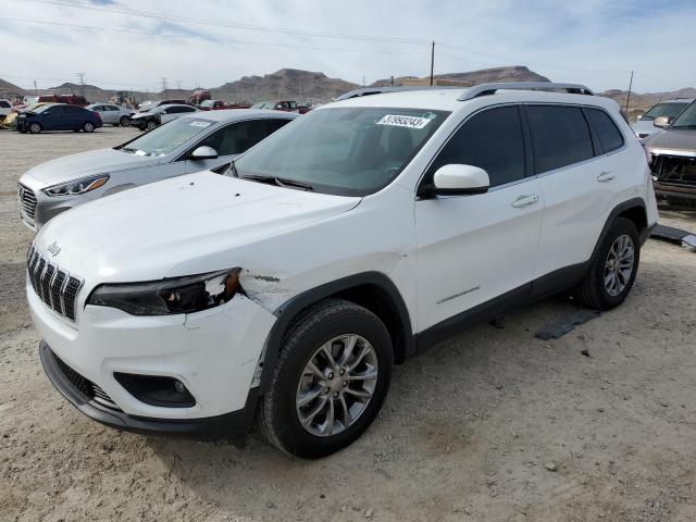 Salvage cars for sale at Las Vegas, NV auction: 2019 Jeep Cherokee Latitude Plus
