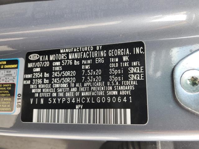 2020 KIA TELLURIDE - 5XYP34HCXLG090641