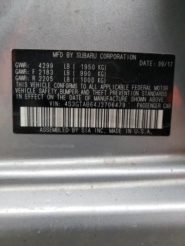 4S3GTAB64J3706479 Subaru Impreza Premium