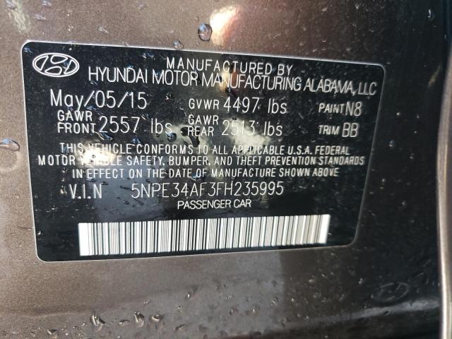 2015 HYUNDAI SONATA SPO - 5NPE34AF3FH235995