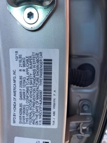 2018 HONDA ACCORD LX 1HGCV1F14JA250567