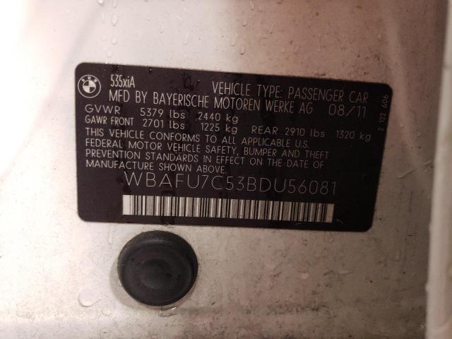 WBAFU7C53BDU56081 BMW 535 XI