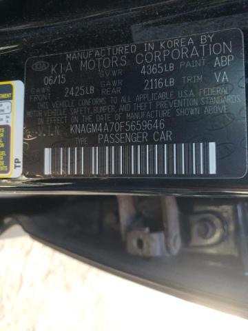 KNAGM4A70F5659646 KIA Optima Lx