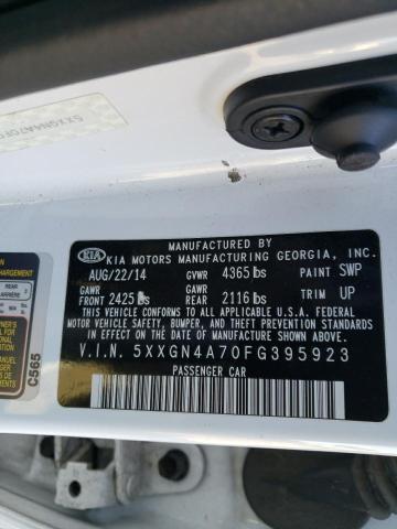 5XXGN4A70FG395923 KIA OPTIMA EX