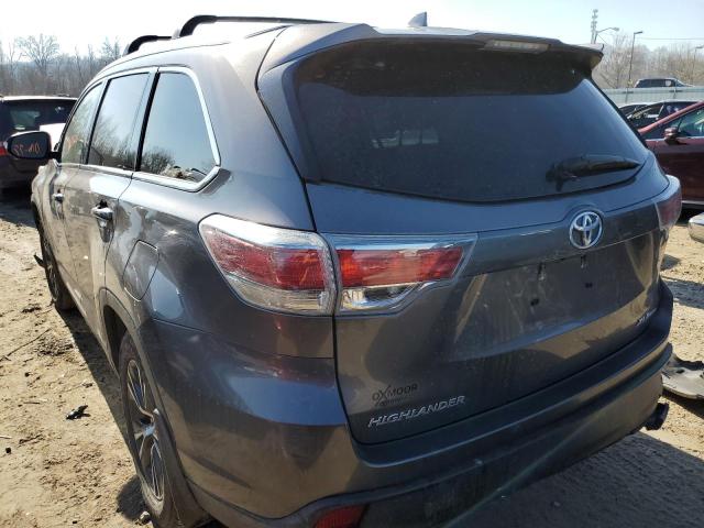 2016 TOYOTA HIGHLA XLE 5TDJKRFH2GS355968