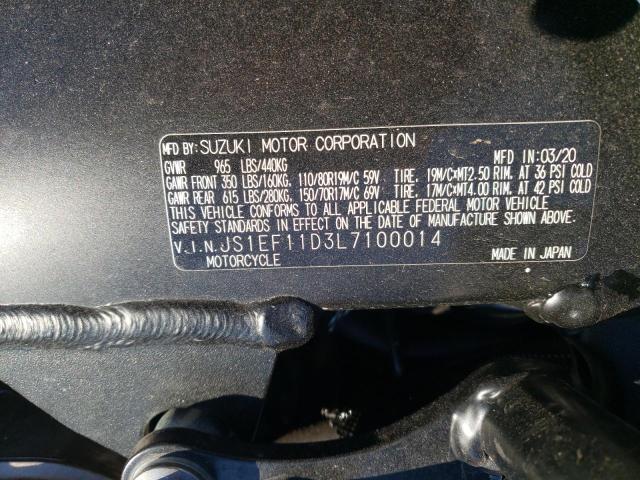 2020 SUZUKI DL1050 RQ - JS1EF11D3L7100014